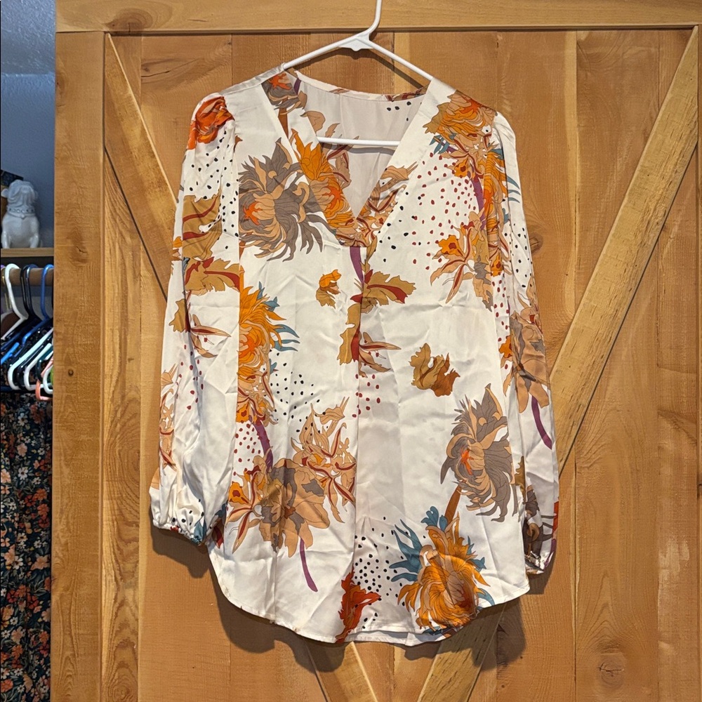 Women’s Fall Silk Blouse